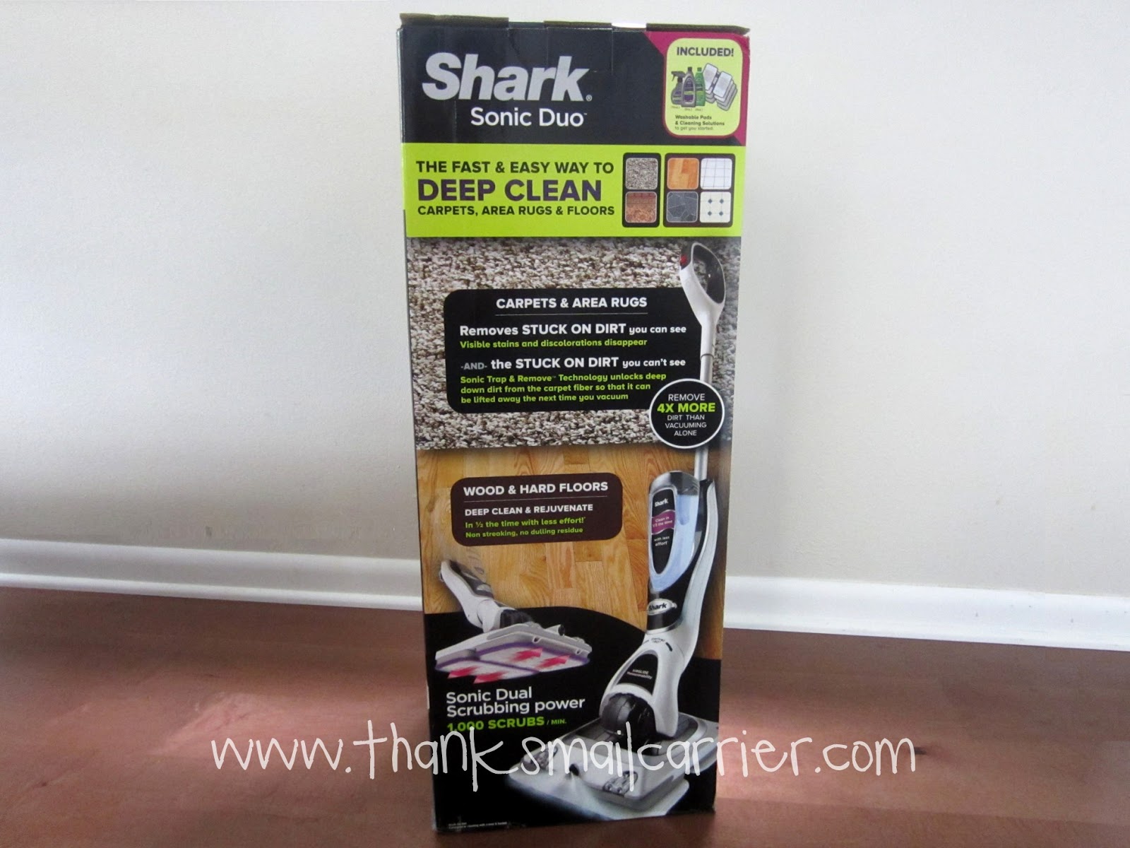 Thanks, Mail Carrier Shark Sonic Duo Cleaning System {Review}