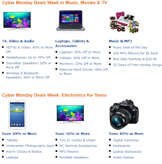 Amazon cyber monday shopping deals