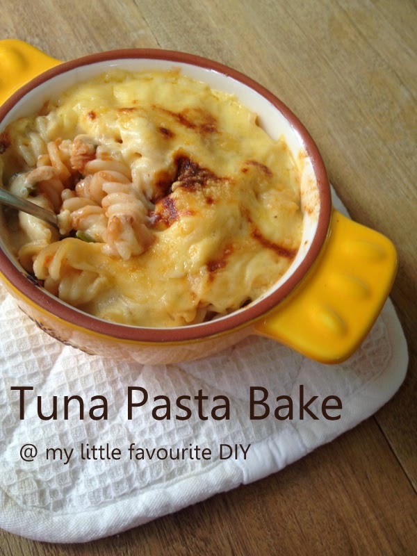  tuna pasta bake (bake along #66) .. 金枪鱼芝士焗螺絲粉