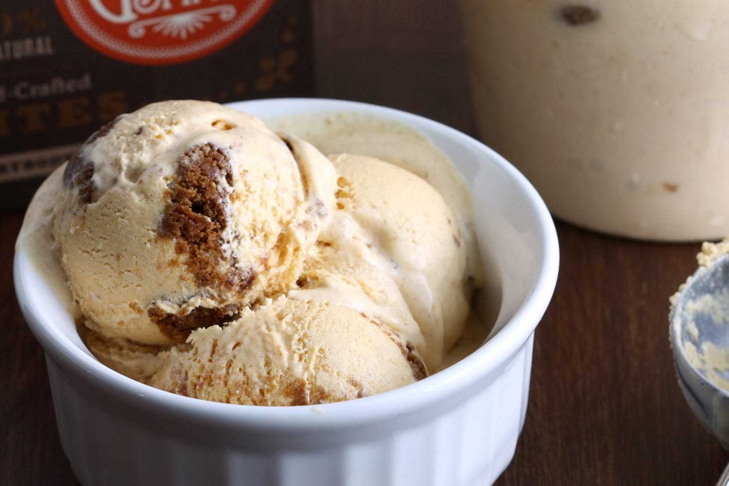 That Winsome Girl Pumpkin Gingersnap Ice Cream