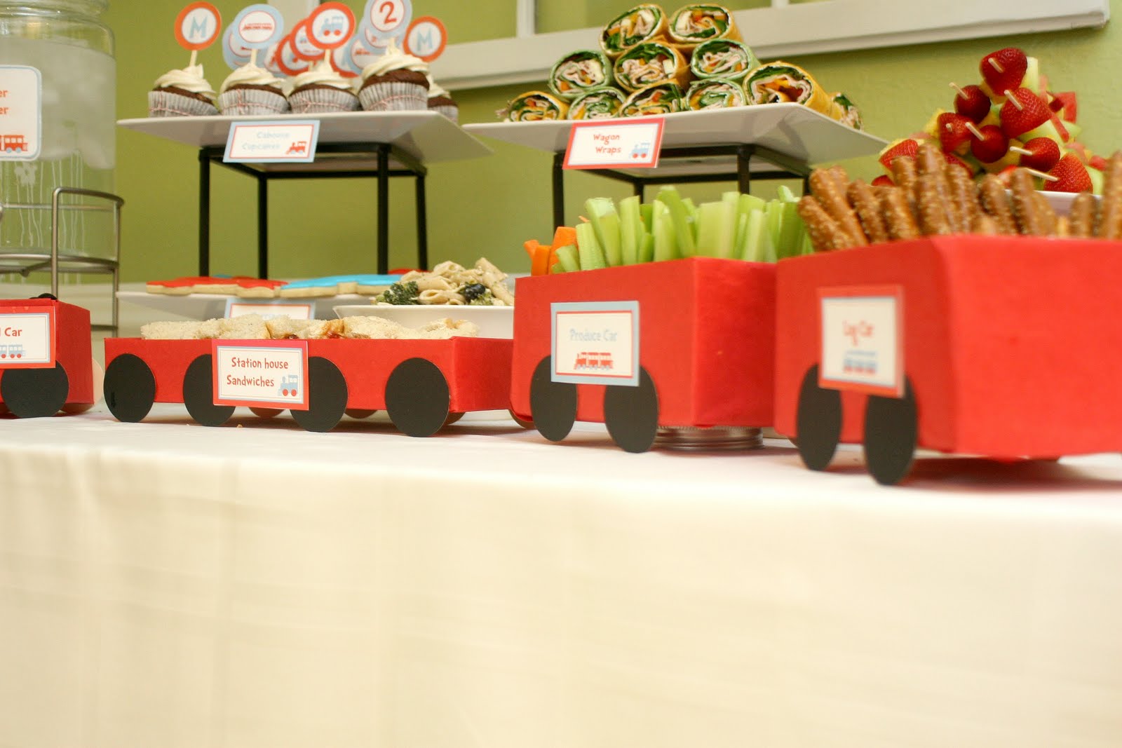 On My Side of the Room Train Party Food