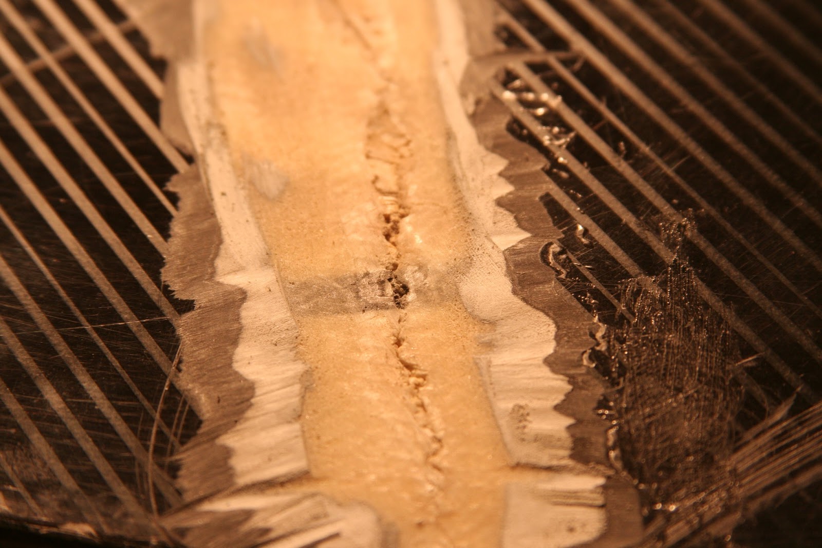 Cracked snowboard fix