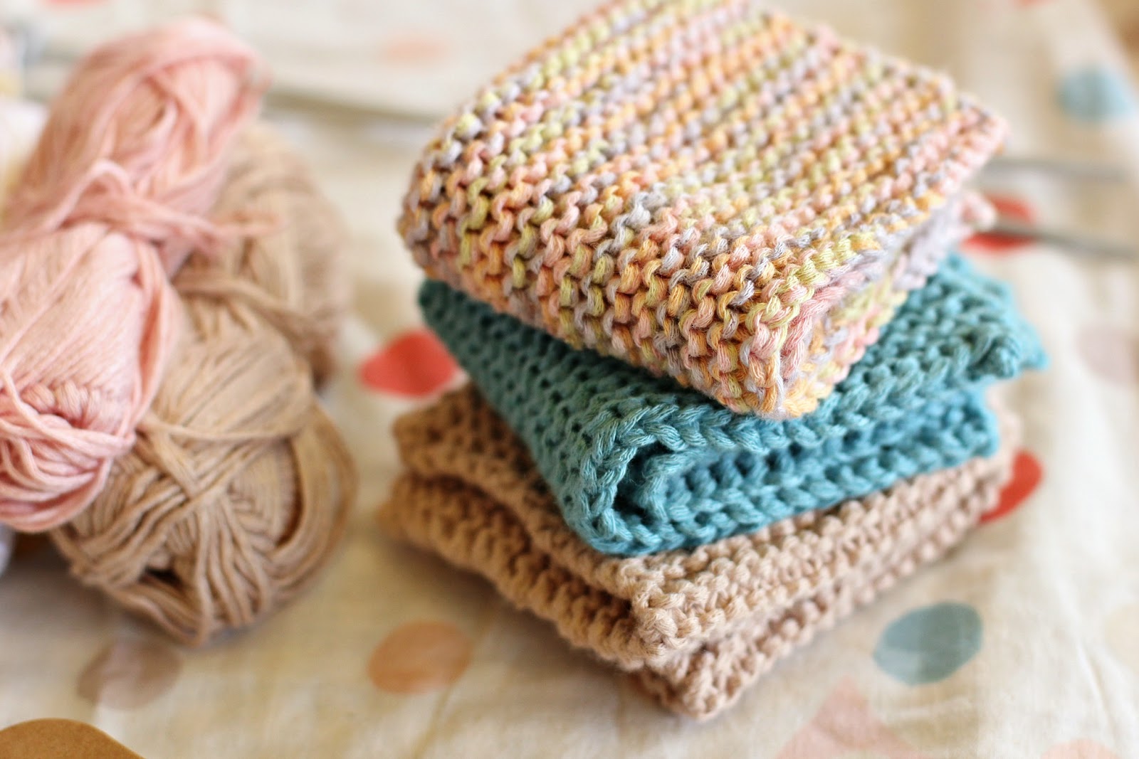 Back To Basics Knitted Washcloths / Say Little Hen