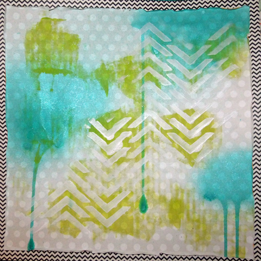 My Creative Scrapbook Mixed Media Background Techniques with Shell Carman