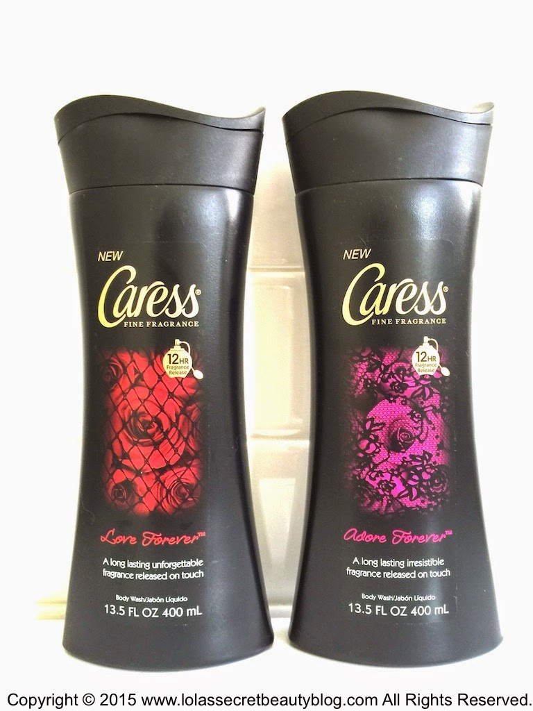 lola's secret beauty blog NEW Caress Fine Fragrance Body Washes in