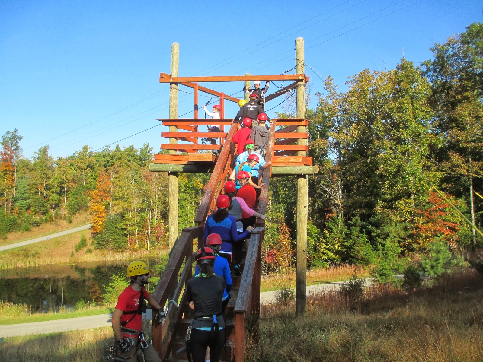 Ziplining Across the USA Sunday October 13 Red River Campton