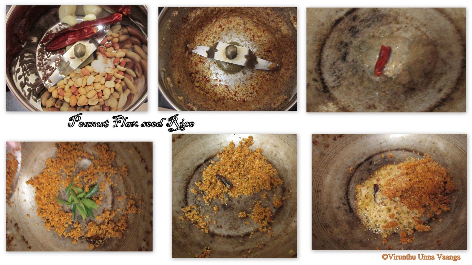 VIRUNTHU UNNA VAANGA PEANUT FLAX SEED RICE