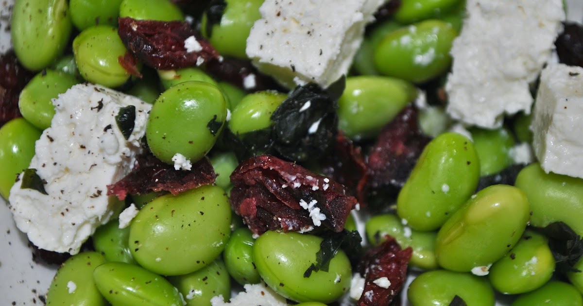 Recipe Doodle EDAMAME SALAD and BLACK BEAN AND QUINOA SALAD and LIMA