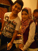 :) kak syazwana with abg kamal adli :)