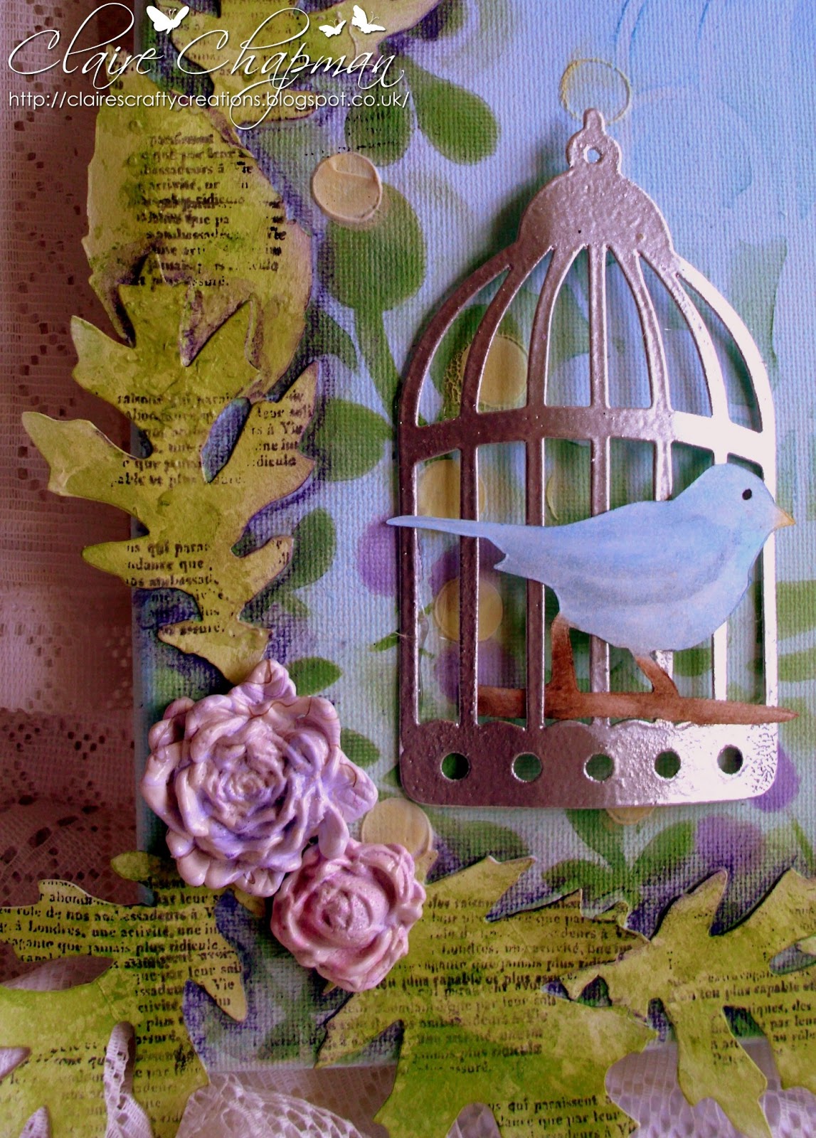 Claire's Crafty Creations: Bluebird singing on Ideal World