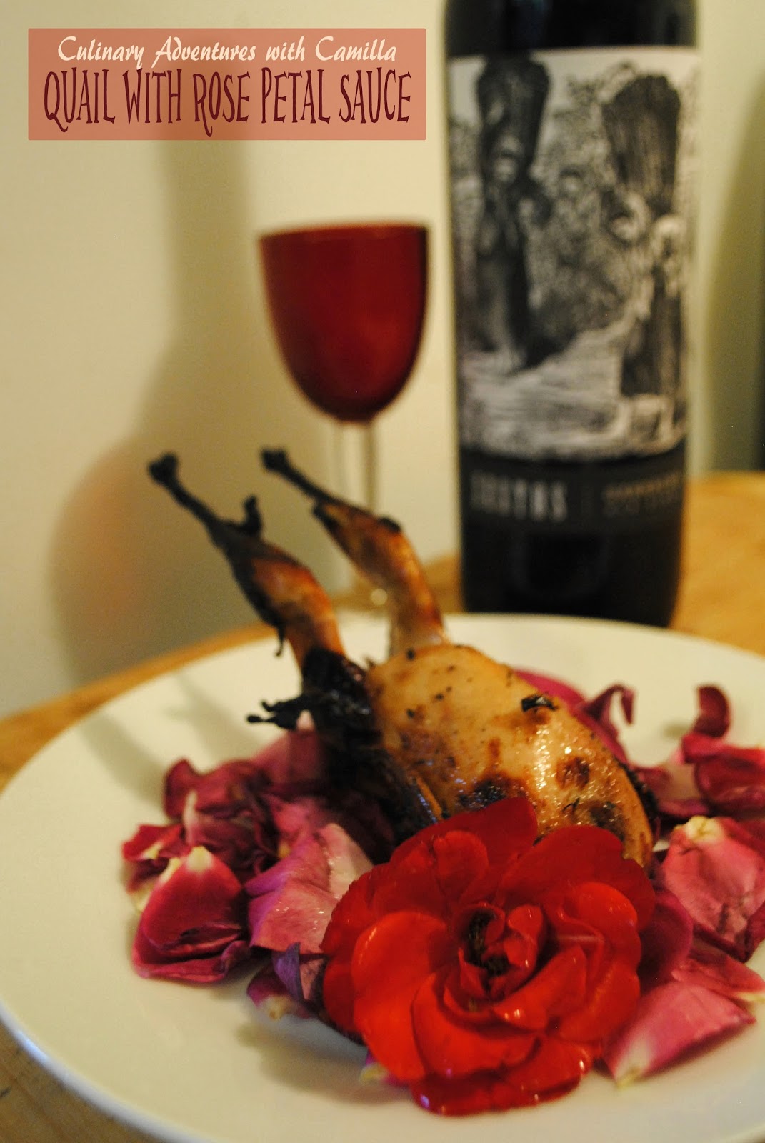 Food'N'Flix PassionIgniting Quail in Rose Petal Sauce