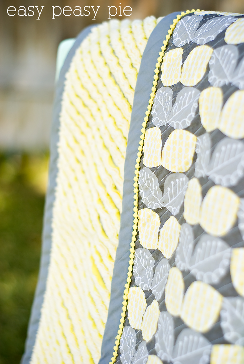 Easy Peasy Pie Faux Chenille Baby Blanket