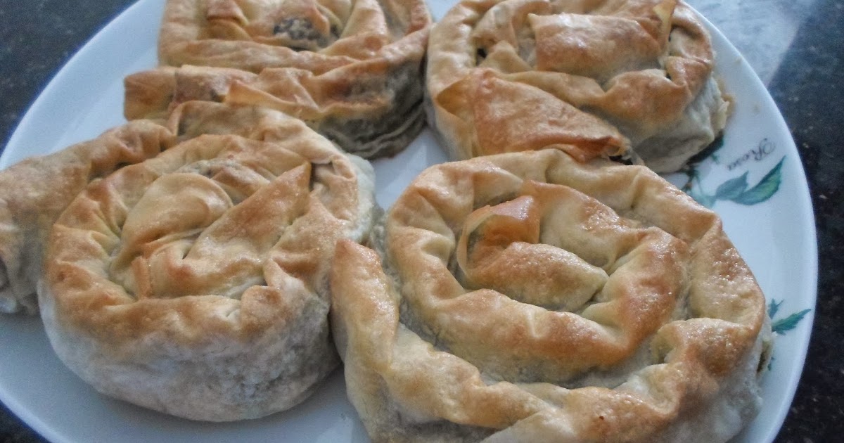 Cookie&amp;Cake Town Ispanaklı Gül Böreği