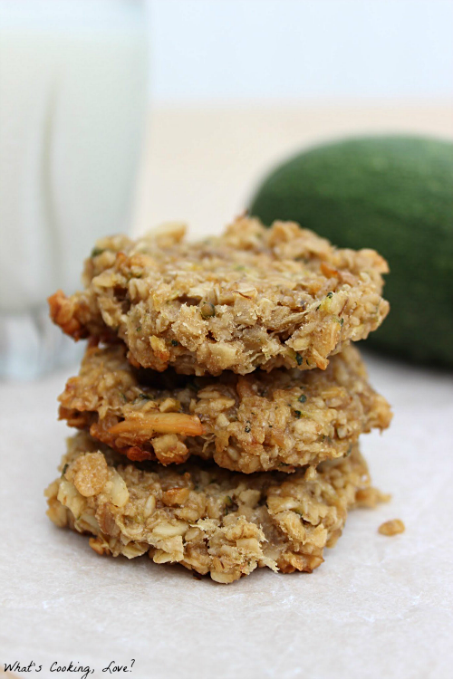 Zucchini Banana Almond Breakfast Cookies Whats Cooking Love?