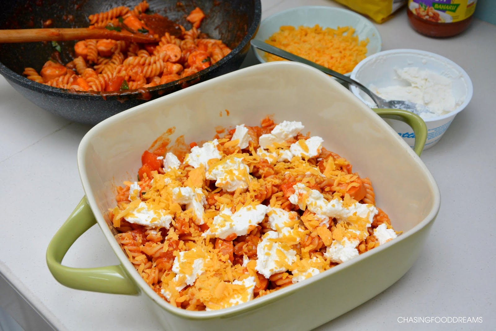 CHASING FOOD DREAMS Baked Kimball Sos Spageti Tomyam Pasta (specially