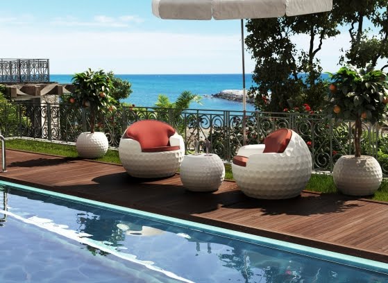 golf ball shaped chair