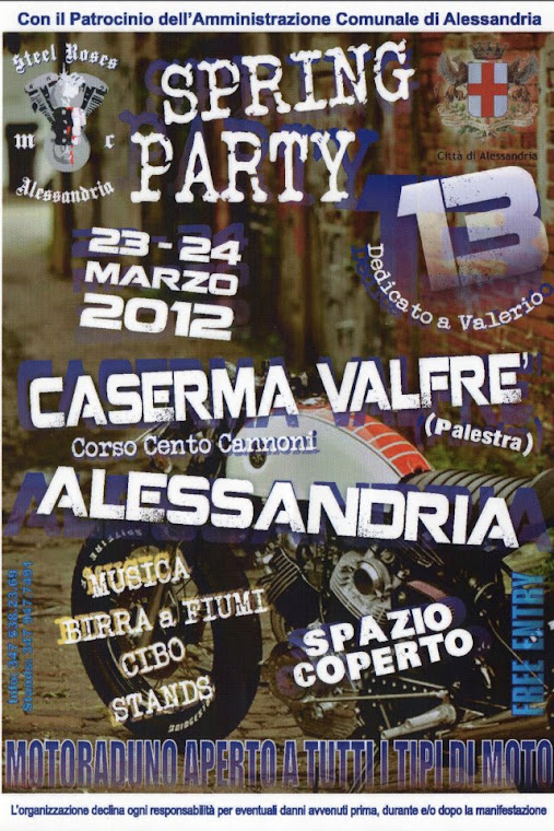 13 Spring Party SRMC Alessandria in Memory of Valerio