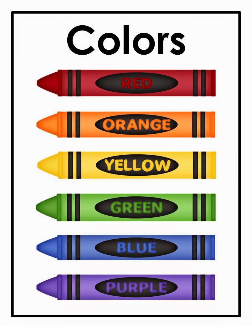 The Chalk Color the Crayons A Color Identification Activity