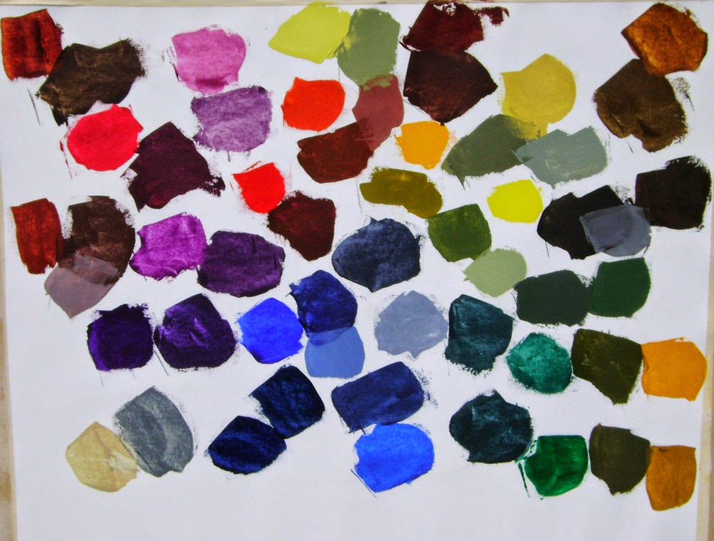 Working with Color Blue Ochre