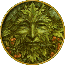 Los dioses élficos.  Green+Man++Celtic+Shamnism