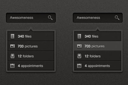Dark Search Box & Drop Down Dark Search Box & Drop Down