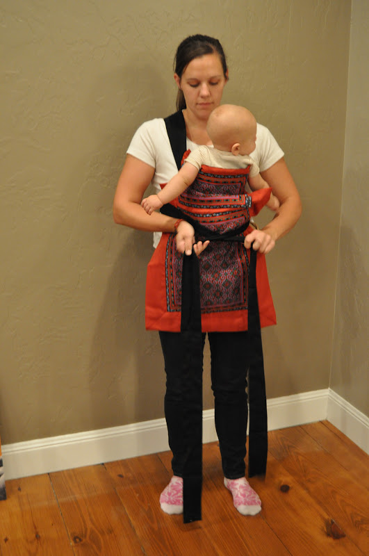 Dai Nyia PICTURES How to Wear a Hmong Baby Carrier