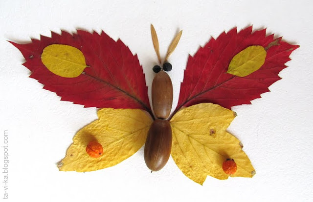     butterfly fall craft