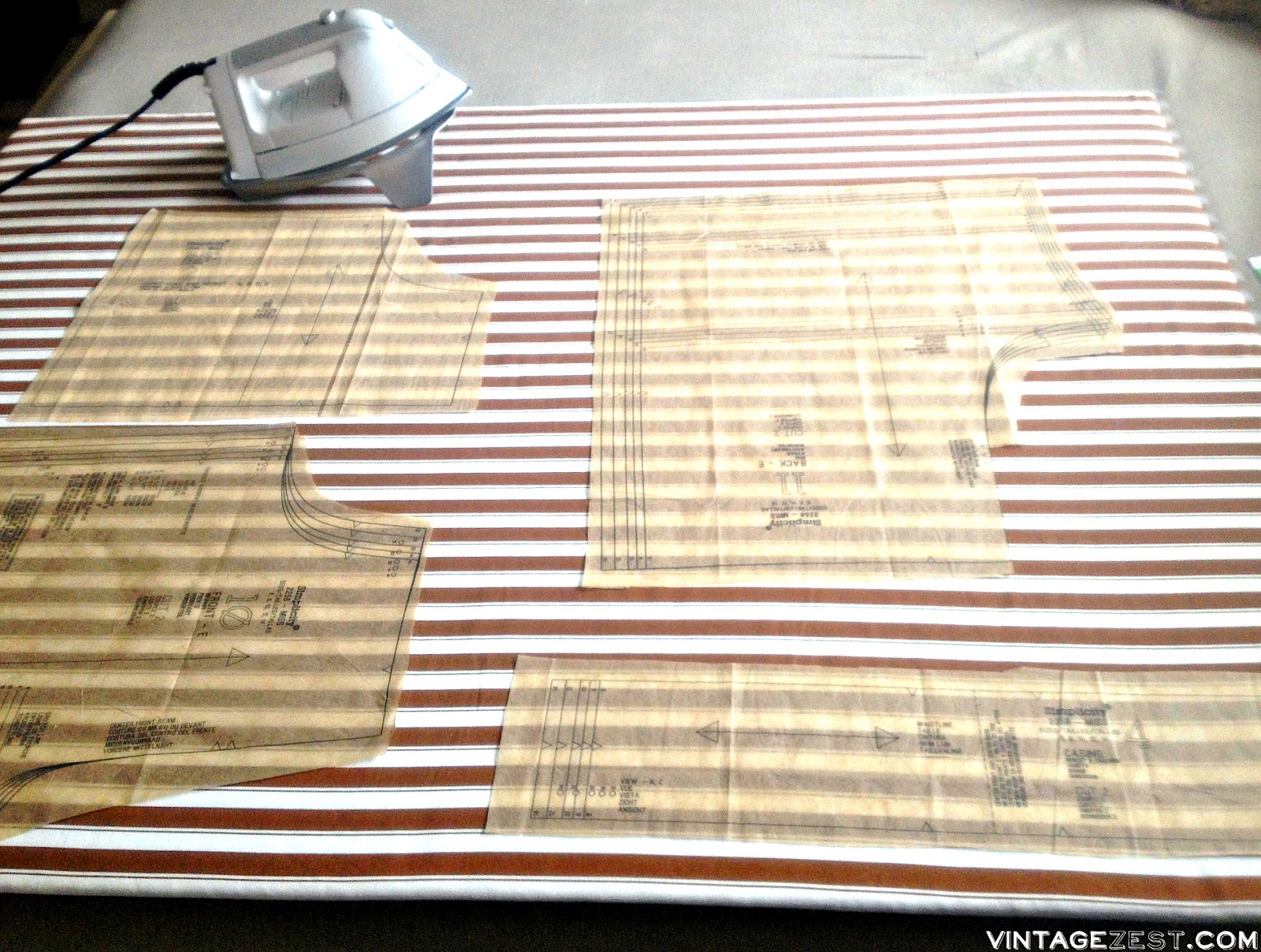 DIY Ironing Board on Diane's Vintage Zest!  #sewing #tutorial