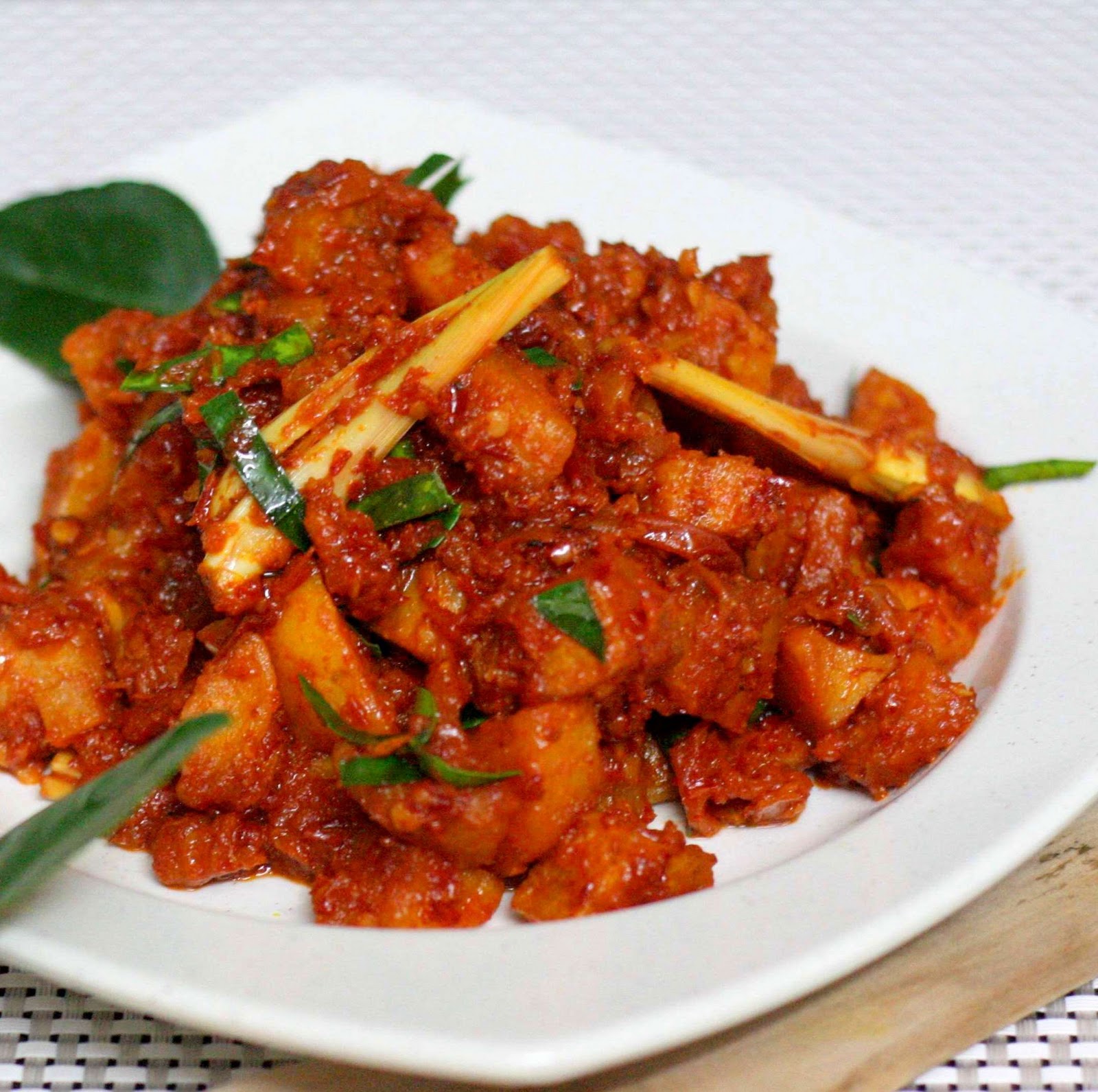 navak Potatoes & Salted Fish In Lemongrass Sambal (Sauce)