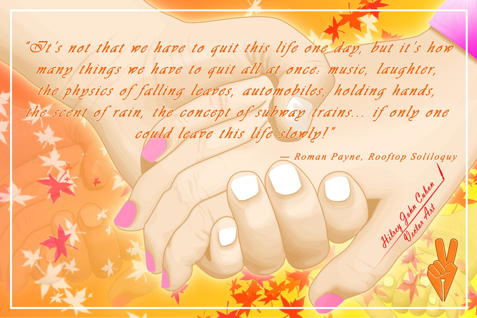 Holding Hands with Quotes