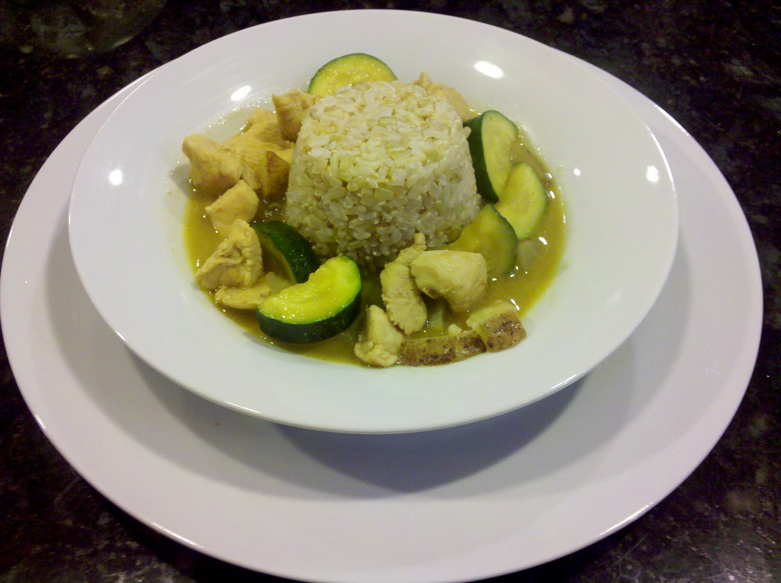 Clever Cook Thai Green Curry with Potatoes and Zucchini