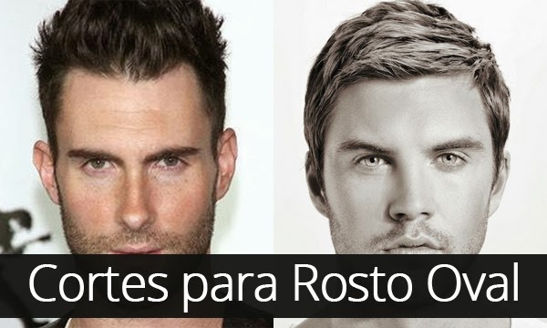 tipos de rosto masculino para corte de cabelo