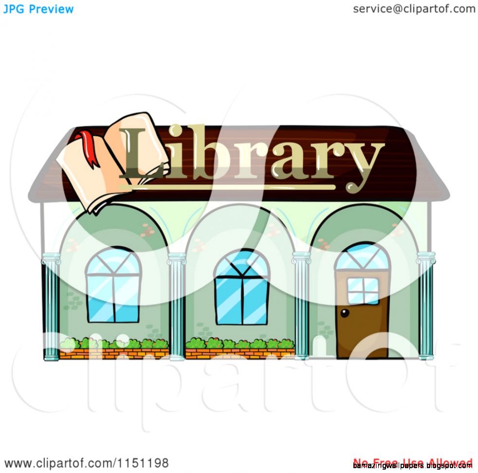 Clipart of a Library Building Royalty Free Vector Clipart by Clipart of a Library Building Royalty Free Vector Clipart by
