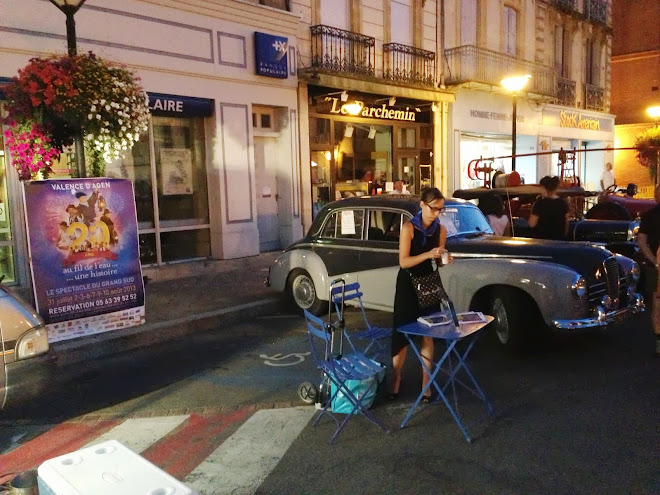 le fil de l'eau sur la place