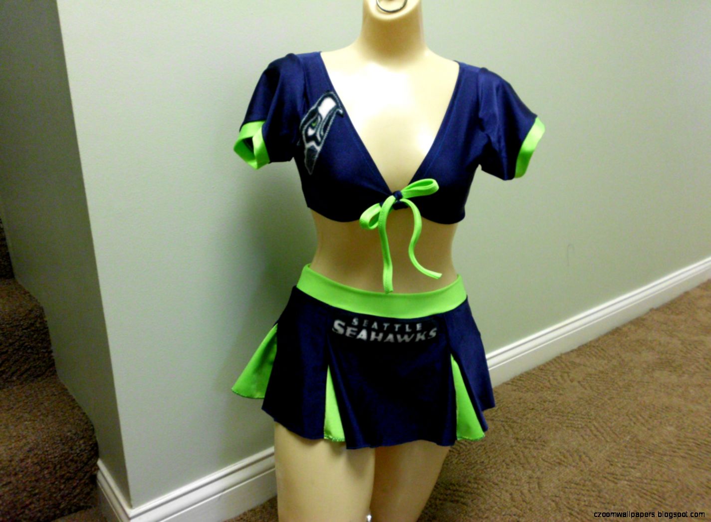 Seattle Seahawks Cheerleaders Outfit