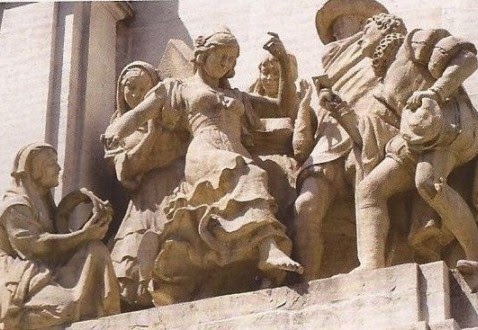 Miguel de Cervantes y el Quijote de la Mancha MONUMENTO+A+CERVANTES