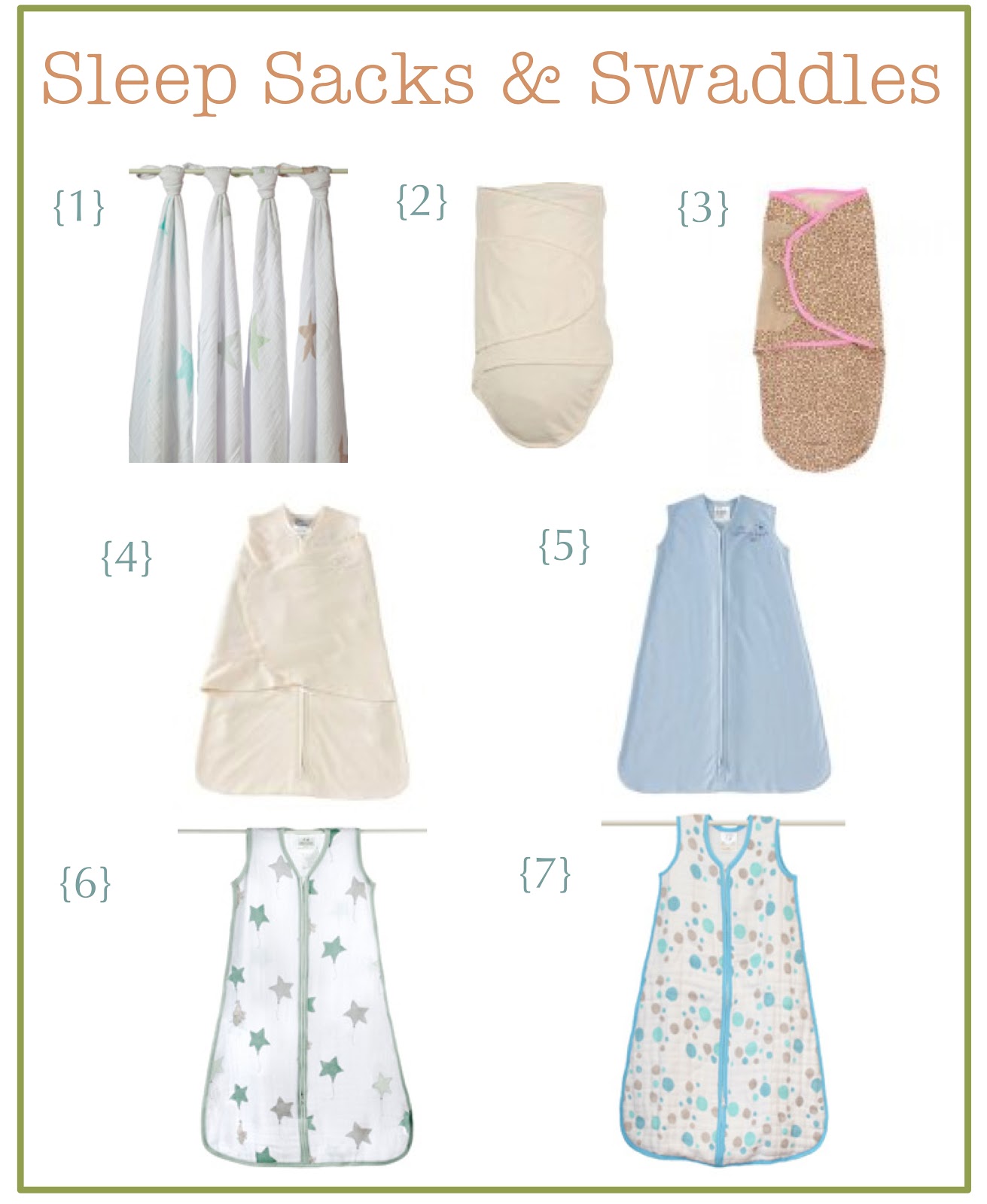 the little green chair baby sleep sacks