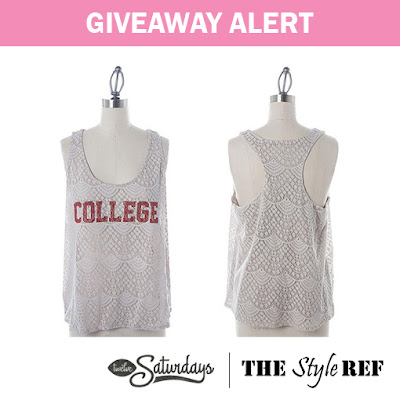 Giveaway Alert from Twelve Saturdays and The Style Ref