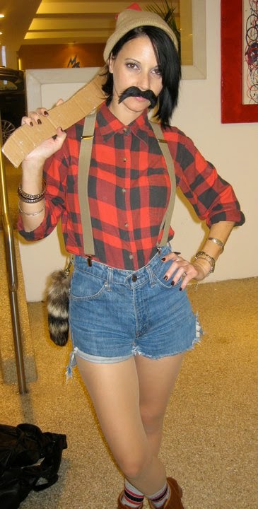 Lumberjack girl