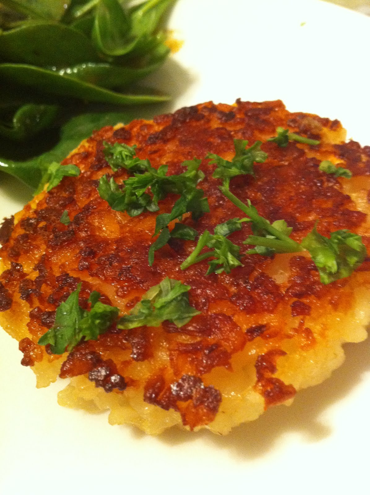 peace. love. & good food.: Pan Fried Risotto Cakes