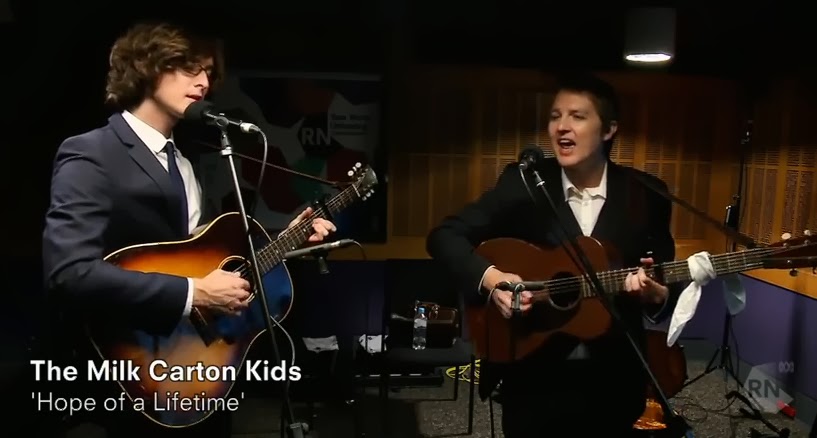THE MILK CARTON KIDS ON AUSTIN CITY LIMITS THIS WEEKEND- and check out them on Inside Sleeve - Radio National