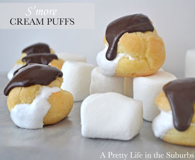 S'more Cream Puff Recipe, A Pretty Life in the Suburbs
