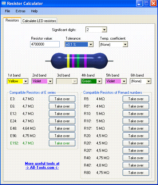 Estudando e Praticando Eletrônica Programa que calcula resistor para
