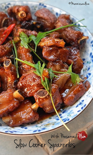 Slow Cooker Spareribs with Preserved Plum