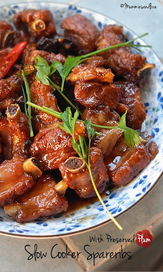 Slow Cooker Spareribs with Preserved Plum Slow Cooker Spareribs with Preserved Plum