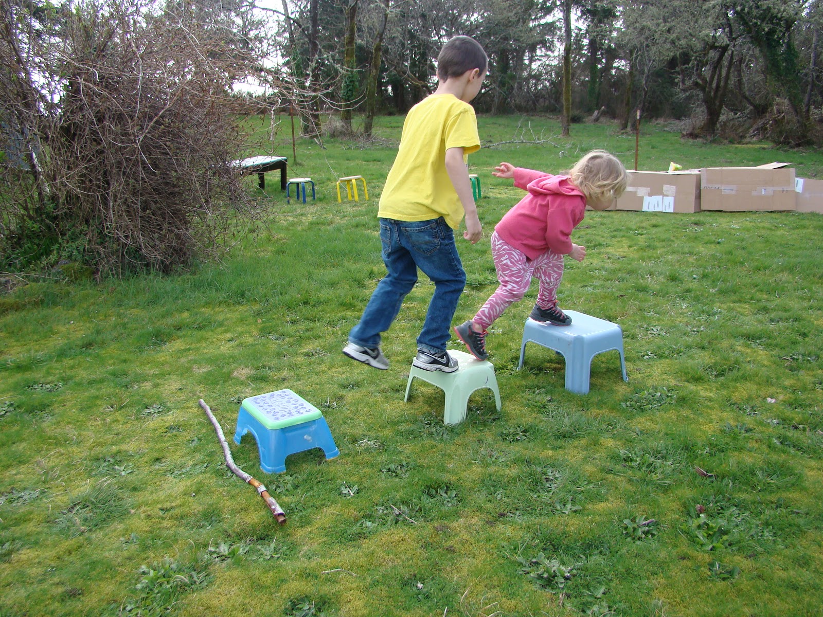 The Ovard Family Homemade Obstacle Course