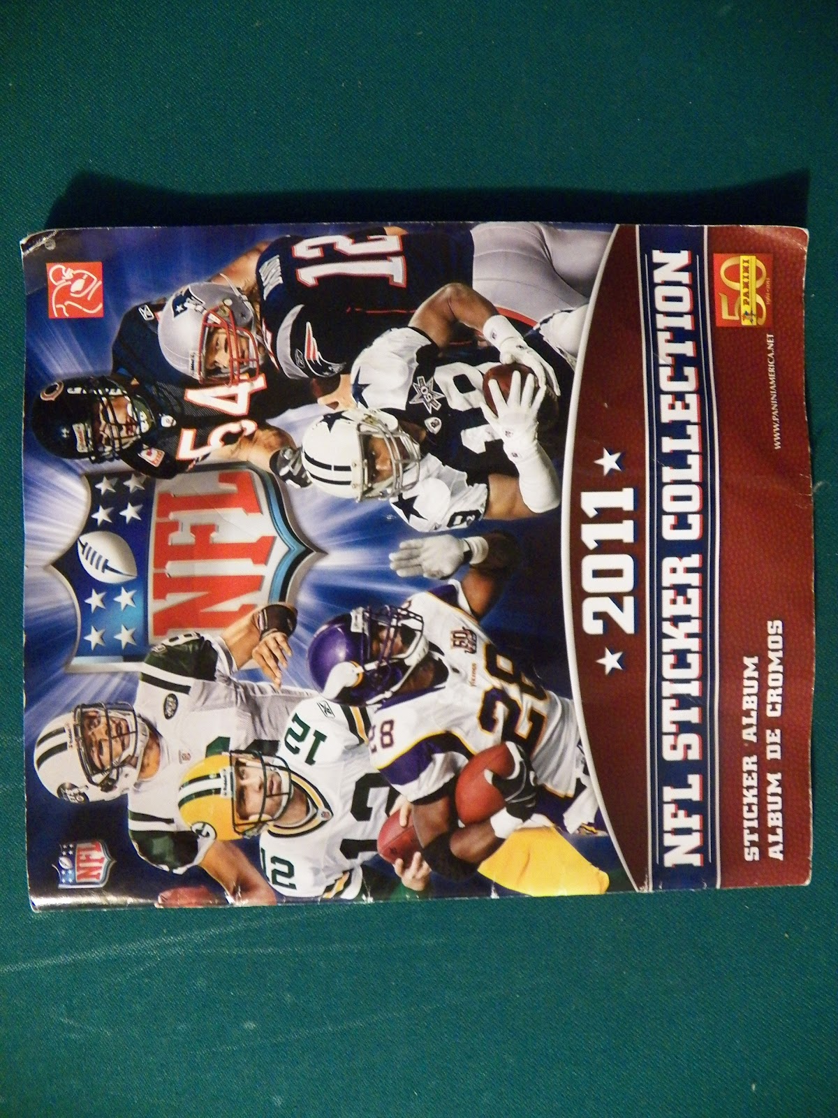 Sport Card Collectors Panini NFL Sticker Albums