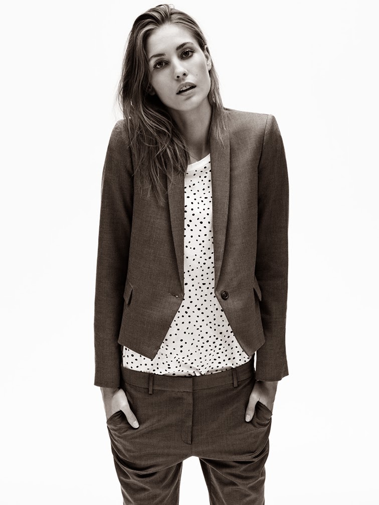 Nadja Bender for spring 2014 Mango look book Nadja Bender for spring 2014 Mango look book