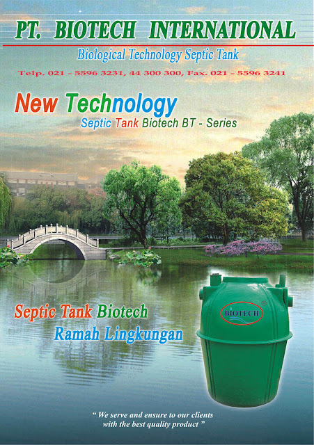 brosur septic tank biotech, septic tank modern dan baik, biofil asli, katalog