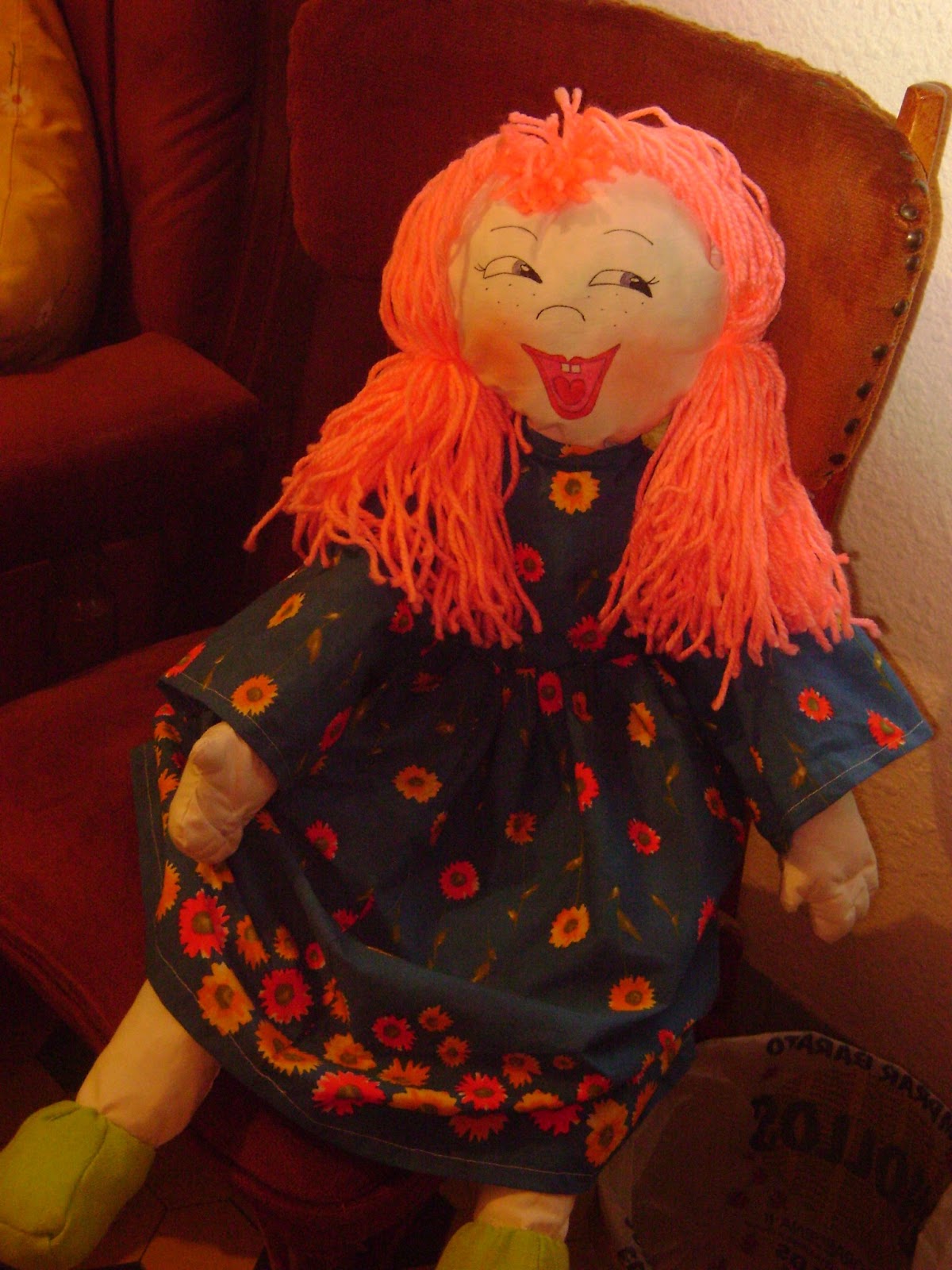 muñeca de trapo gigante